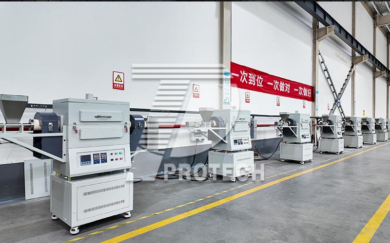 Многозонная вращающаяся печь